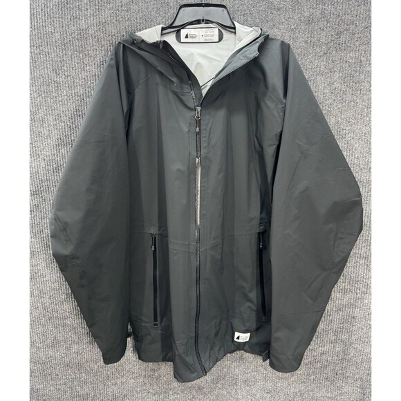 Mountain Equipment Co Hydrofoil Rain Jacket Mens 3XL MEC Hooded Underarm Vents - Picture 1 of 16